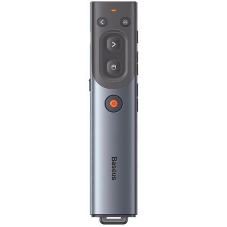 Лазерная указка Baseus Baseus Orange Dot AI Wireless Presenter (Red Laser)(Charging) Grey WKCD020013 Лазерная указка Baseus Baseus Orange Dot AI Wireless Presenter (Red Laser)(Charging) Grey WKCD020013