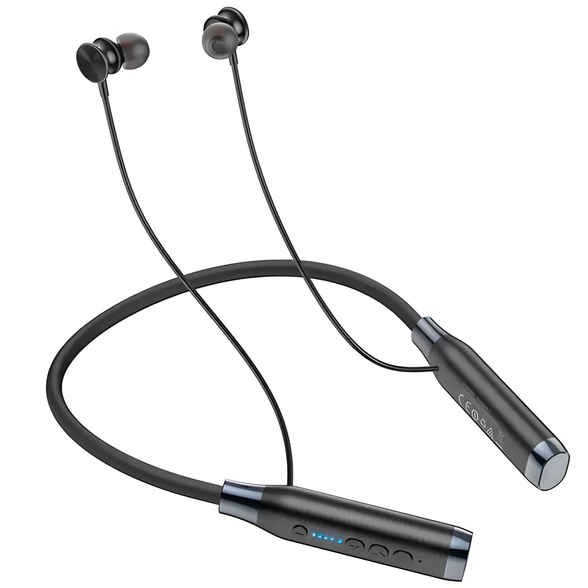Бездротові навушники HOCO ES62 Pretty neck-hang BT5.3 earphones, TF 32GB, 800mAh, 120h, 96 см, чорні Бездротові навушники HOCO ES62 Pretty neck-hang BT5.3 earphones, TF 32GB, 800mAh, 120h, 96 см, чорні