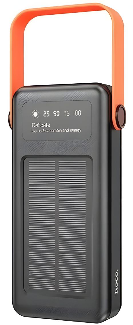Hoco DB33 Plus Rising 22.5W+PD20W Sun Solar Power Bank 30000mAh Black