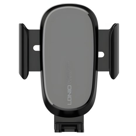 Автотримач LDNIO MW21 Wireless 15W, 70-96мм, Чорний