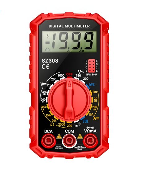 Aneng SZ308 AC/DC 10A Мультиметр red (в коробке)