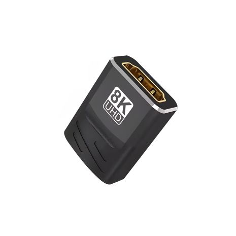 HDMI 2.1 Соединитель (F to F) 8K 60Hz / 4K 144Hz, Черный, 28мм HDMI 2.1 Соединитель (F to F) 8K 60Hz / 4K 144Hz, Черный, 28мм