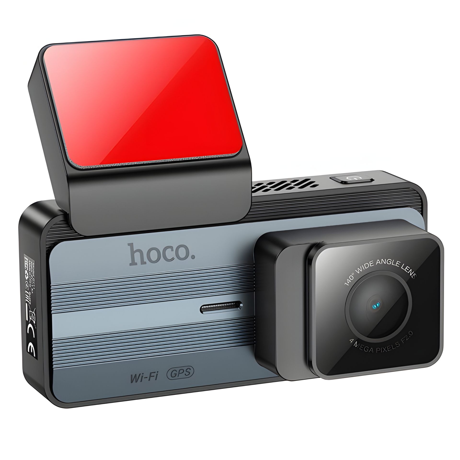 Hoco DV11 Видеорегистратор 2K IPS дисплей Wi-Fi+GPS Серый Hoco DV11 Видеорегистратор 2K IPS дисплей Wi-Fi+GPS Серый