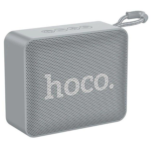Портативная колонка HOCO BS51 Gold brick sports BT speaker |BT5.1, TWS, USB/AUX/TF/FM, 4h| Grey Портативная колонка HOCO BS51 Gold brick sports BT speaker |BT5.1, TWS, USB/AUX/TF/FM, 4h| Grey