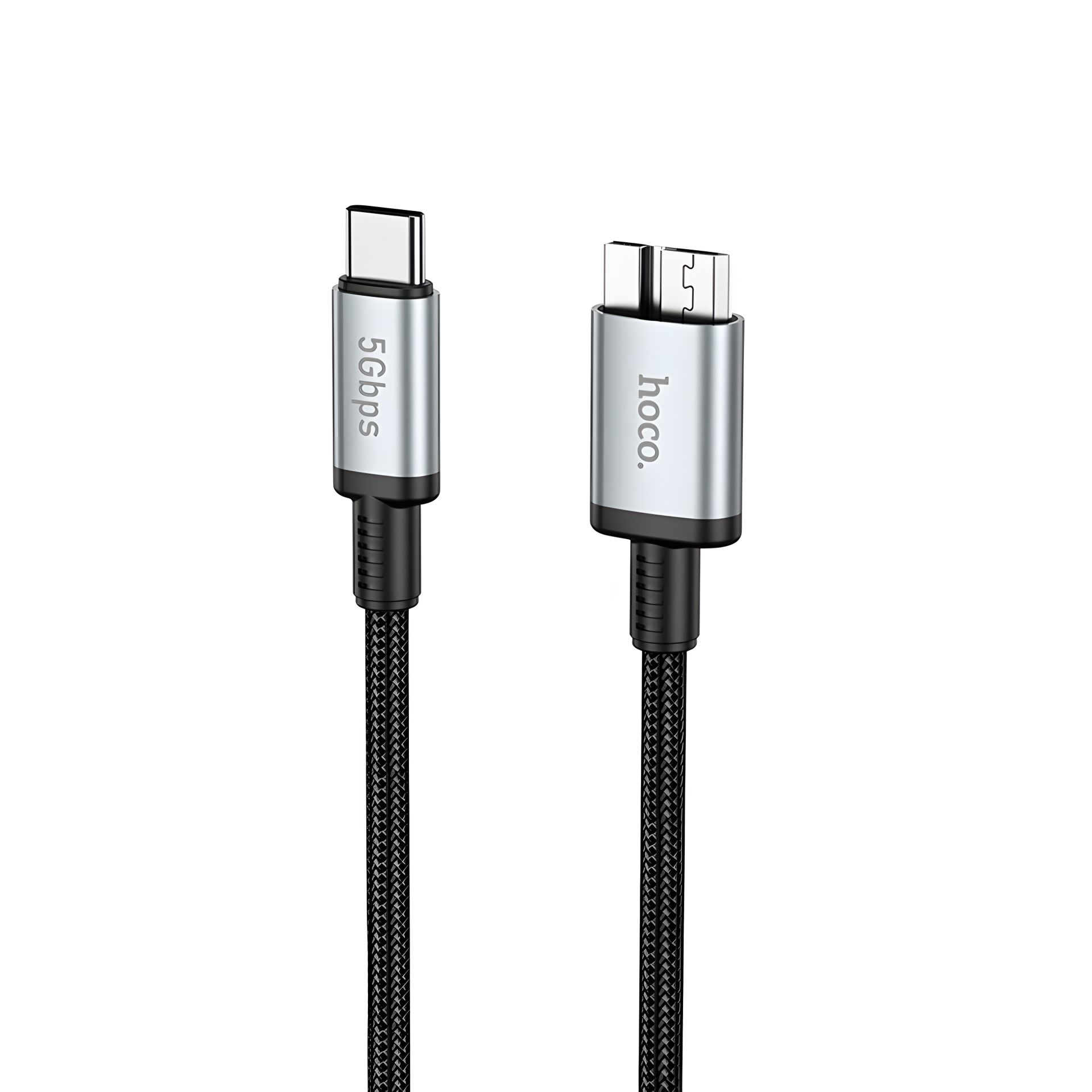 Кабель мультимедийный Hoco US10 USB Type-C к Micro USB3.0 5Gbit/s 0.5m черный Кабель мультимедийный Hoco US10 USB Type-C к Micro USB3.0 5Gbit/s 0.5m черный