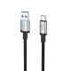 Мультимедийный кабель Hoco US10 USB к Type-C USB3.0 5Gbit/s 0.5m черный Мультимедийный кабель Hoco US10 USB к Type-C USB3.0 5Gbit/s 0.5m черный