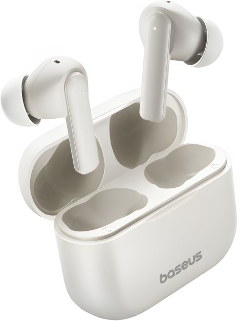 Бездротові навушники Baseus Bowie E17 True Wireless Bluetooth Earphones, ENC, TWS, BT5.3, 35mAh, 430mAh, 6h, White A00072200223-Z1 - Звук без дротів Бездротові навушники Baseus Bowie E17 True Wireless Bluetooth Earphones, ENC, TWS, BT5.3, 35mAh, 430mAh, 6h, White A00072200223-Z1 - Звук без дротів