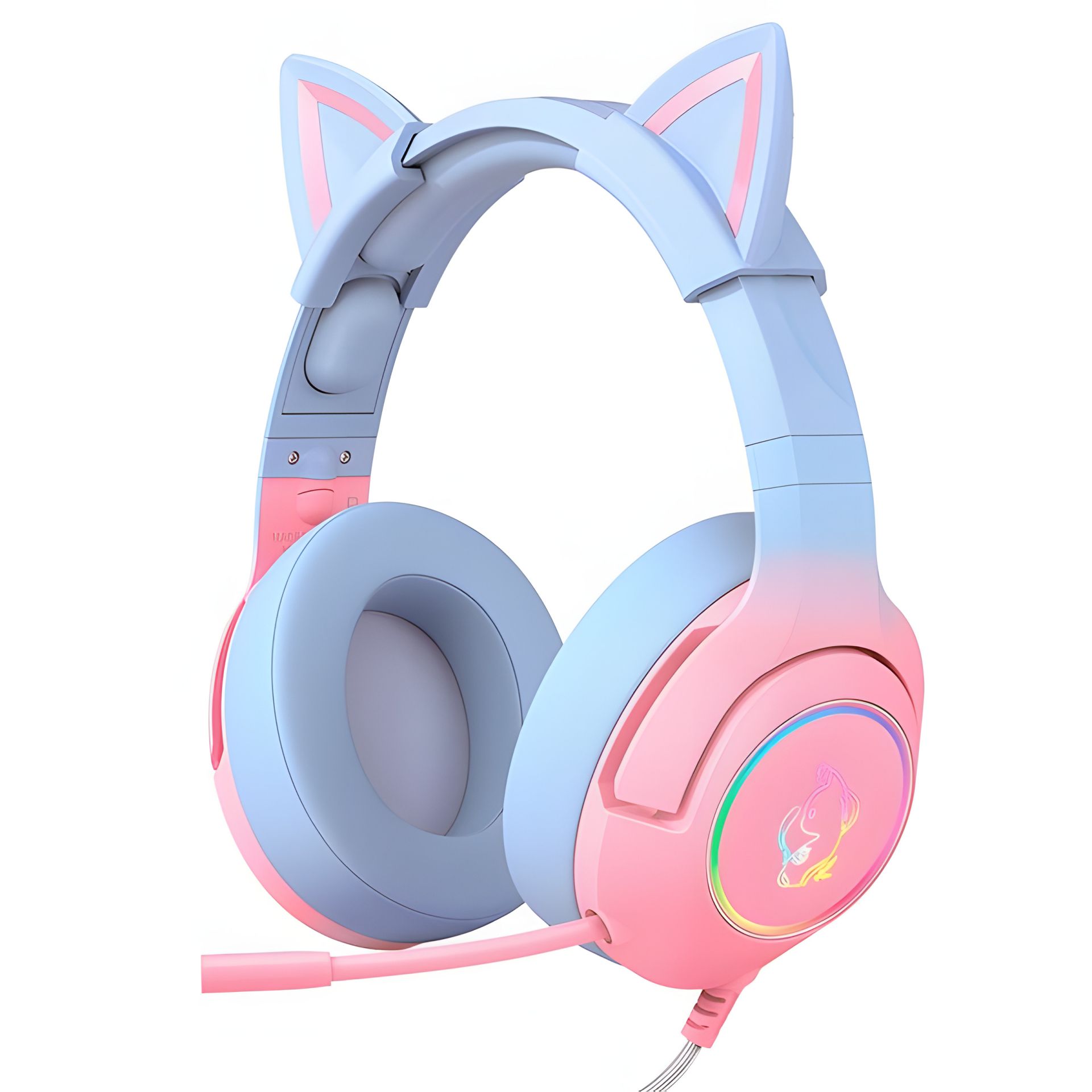 ONIKUMA K9 CAT Gaming RGB Gradient |7.1| Pink&Blue Наушники ONIKUMA K9 CAT Gaming RGB Gradient |7.1| Pink&Blue Наушники