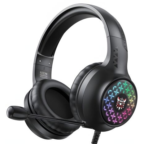 ONIKUMA X7 Pro Gaming Headphones with LED Black