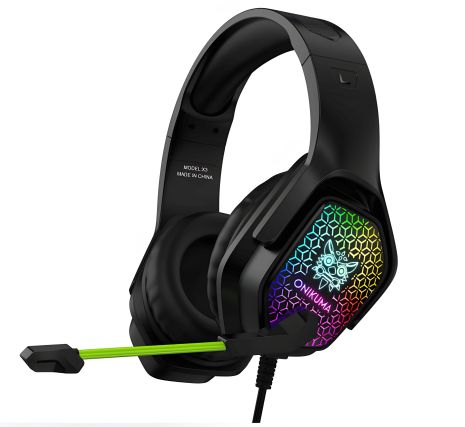ONIKUMA X3 Gaming Headphones with RGB LED Black