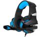Гарнітура дротова ігрова HUNTERSPIDER Gaming with LED V3, USB, 3.5mm, 2.2m, black-blue