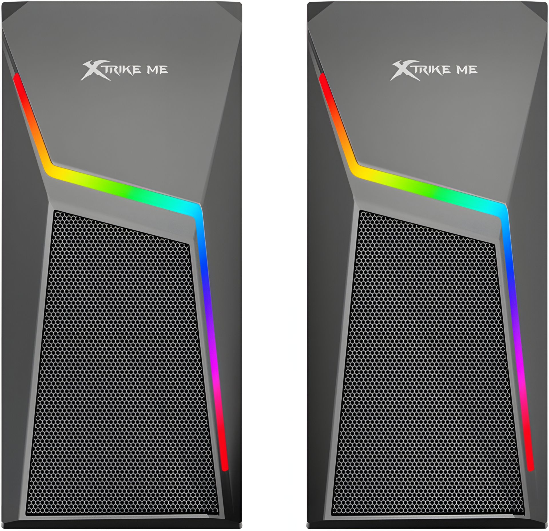 XTRIKE ME SK-503 Gaming Speakers for PC |Wired, 3Wx2, RGB| Black XTRIKE ME SK-503 Gaming Speakers for PC |Wired, 3Wx2, RGB| Black