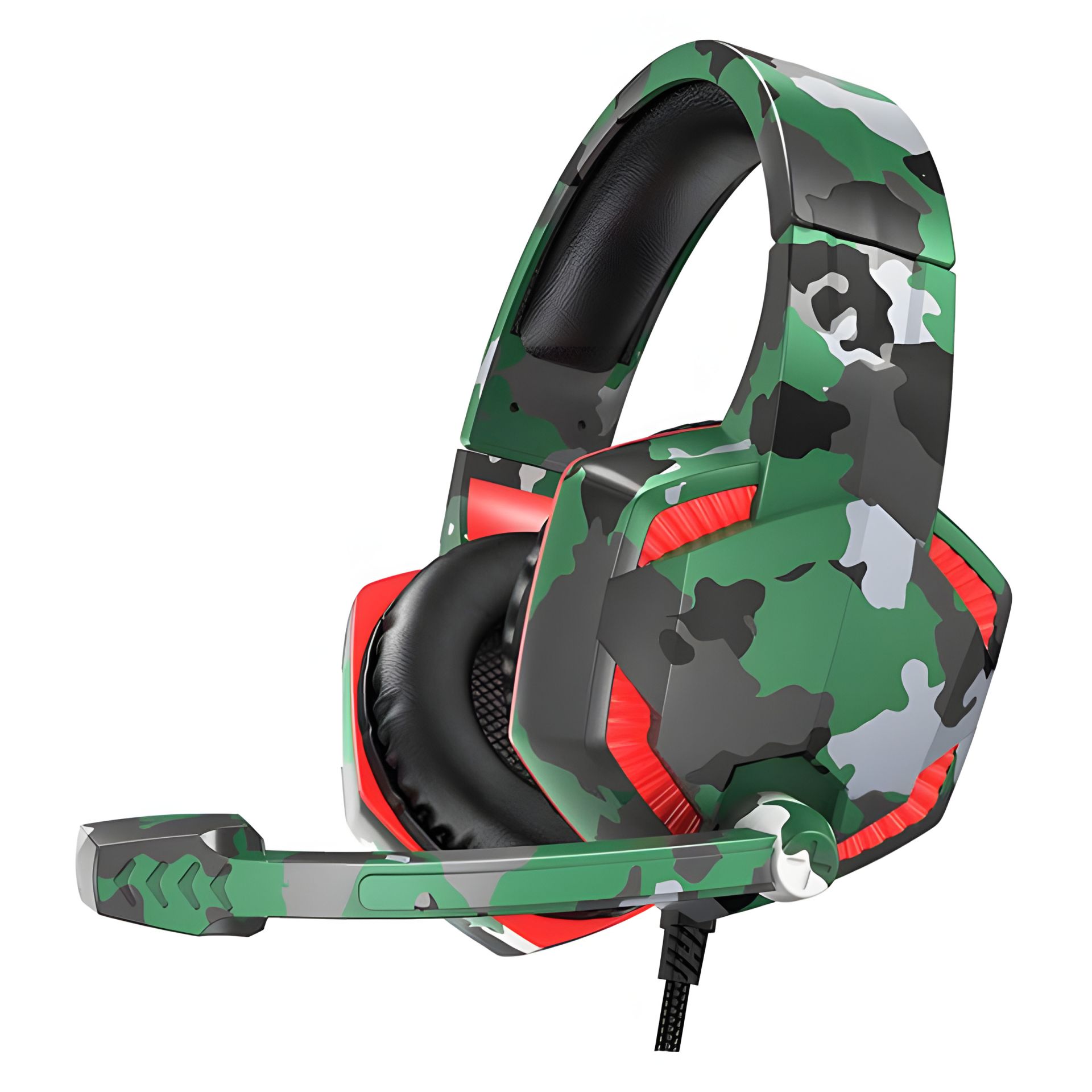 НОСО ESD08 Hi-Res Camouflage-Green Gaming Headphones НОСО ESD08 Hi-Res Camouflage-Green Gaming Headphones