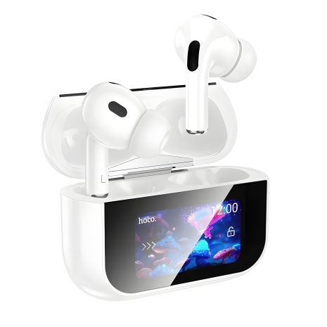 HOCO EW79 Bright TWS touch screen ANC earbuds |BT5.4, 30/350mAh, 4h| white HOCO EW79 Bright TWS touch screen ANC earbuds |BT5.4, 30/350mAh, 4h| white