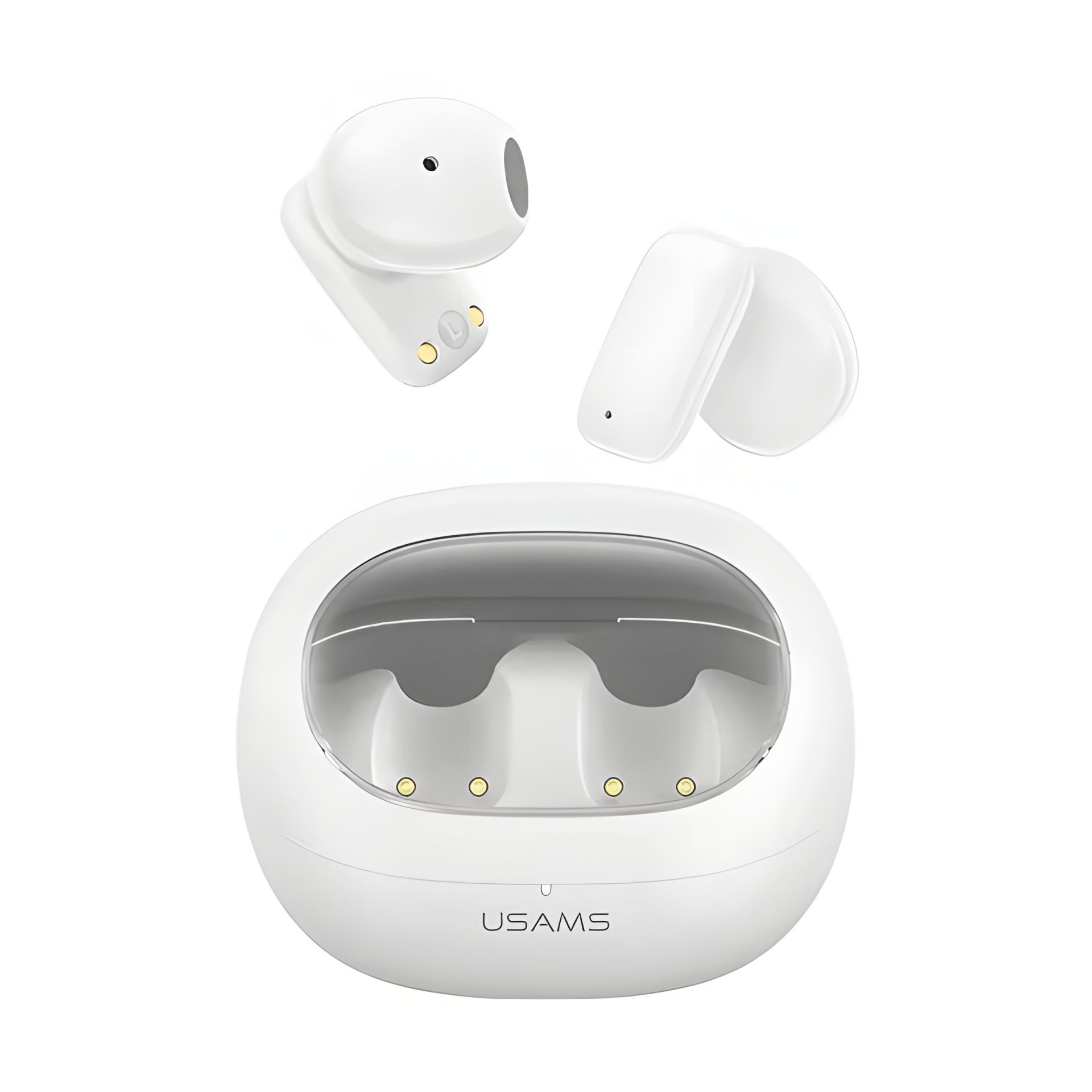Гарнітура Bluetooth stereo Usams US-TD22 Earbuds TWS - TD Series BT5.3, 30mAh, 230mAh, 4h, white Гарнітура Bluetooth stereo Usams US-TD22 Earbuds TWS - TD Series BT5.3, 30mAh, 230mAh, 4h, white