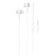 Вакуумні навушники HOCO M66 Passion з мікрофоном, 3.5mm, 1.2m, білі Вакуумні навушники HOCO M66 Passion з мікрофоном, 3.5mm, 1.2m, білі