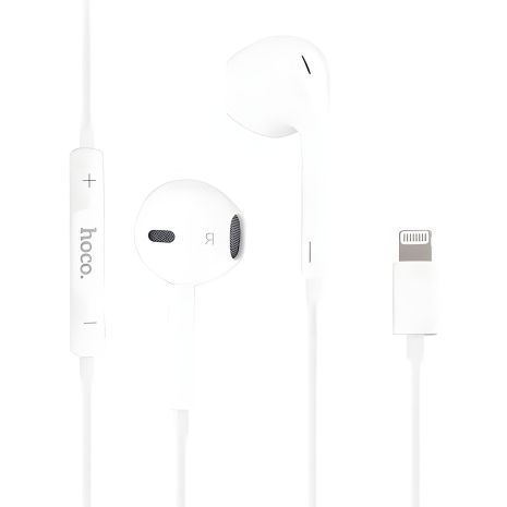 Цифровая гарнитура Lightning HOCO M111 Primero белая