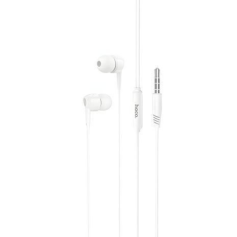 HOCO M99 Celestial white universal earphones with microphone HOCO M99 Celestial white universal earphones with microphone