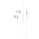 Дротові вакуумні навушники HOCO M98 Delighted metal universal earphones with microphone, 3.5mm, 1.2m, silver