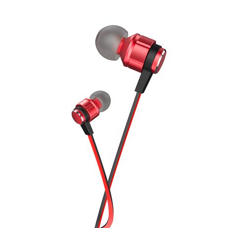 HOCO M85 Platinum Sound Earphones Universal with Mic red