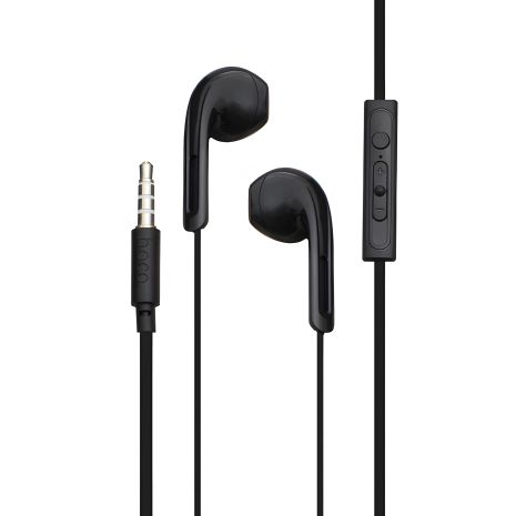 HOCO M39 Black Rhyme Earphones with Mic HOCO M39 Black Rhyme Earphones with Mic