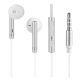 HOCO M22 Spirited Rhyme Earphones with Mic silver HOCO M22 Spirited Rhyme Earphones with Mic silver