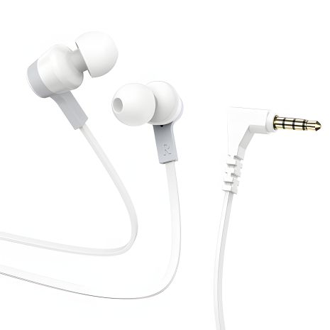 HOCO M86 Oceanic Earphones Universal with Mic white HOCO M86 Oceanic Earphones Universal with Mic white