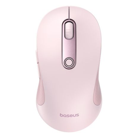 Компьютерная мышь Baseus F02 Ergonomic Wireless Mouse Pink, 2.4G/ВТ 5.2, 1000-4000 DPI B01055505411-01