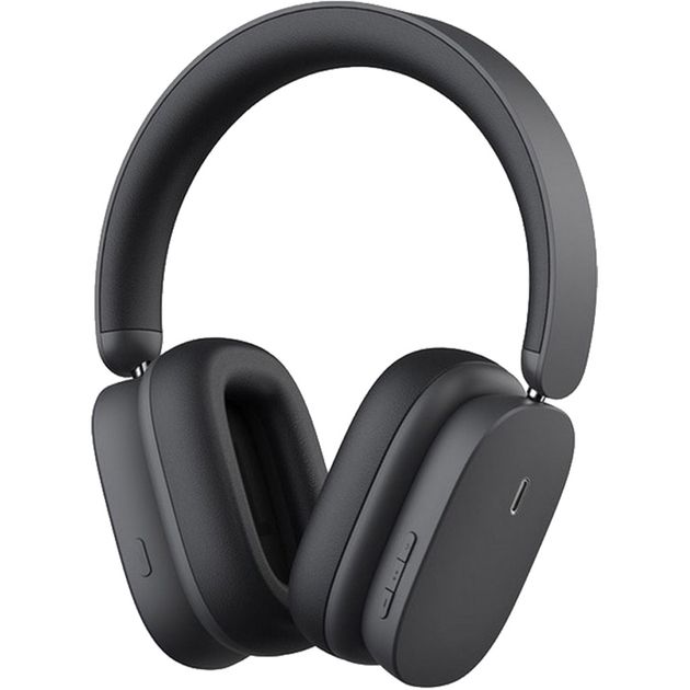 Наушники BASEUS H1 Bowie Noise-Cancelling Wireless Headphones |BT5.2, 400mAh, ANC, 70h| (NGTW230002) grey Наушники BASEUS H1 Bowie Noise-Cancelling Wireless Headphones |BT5.2, 400mAh, ANC, 70h| (NGTW230002) grey