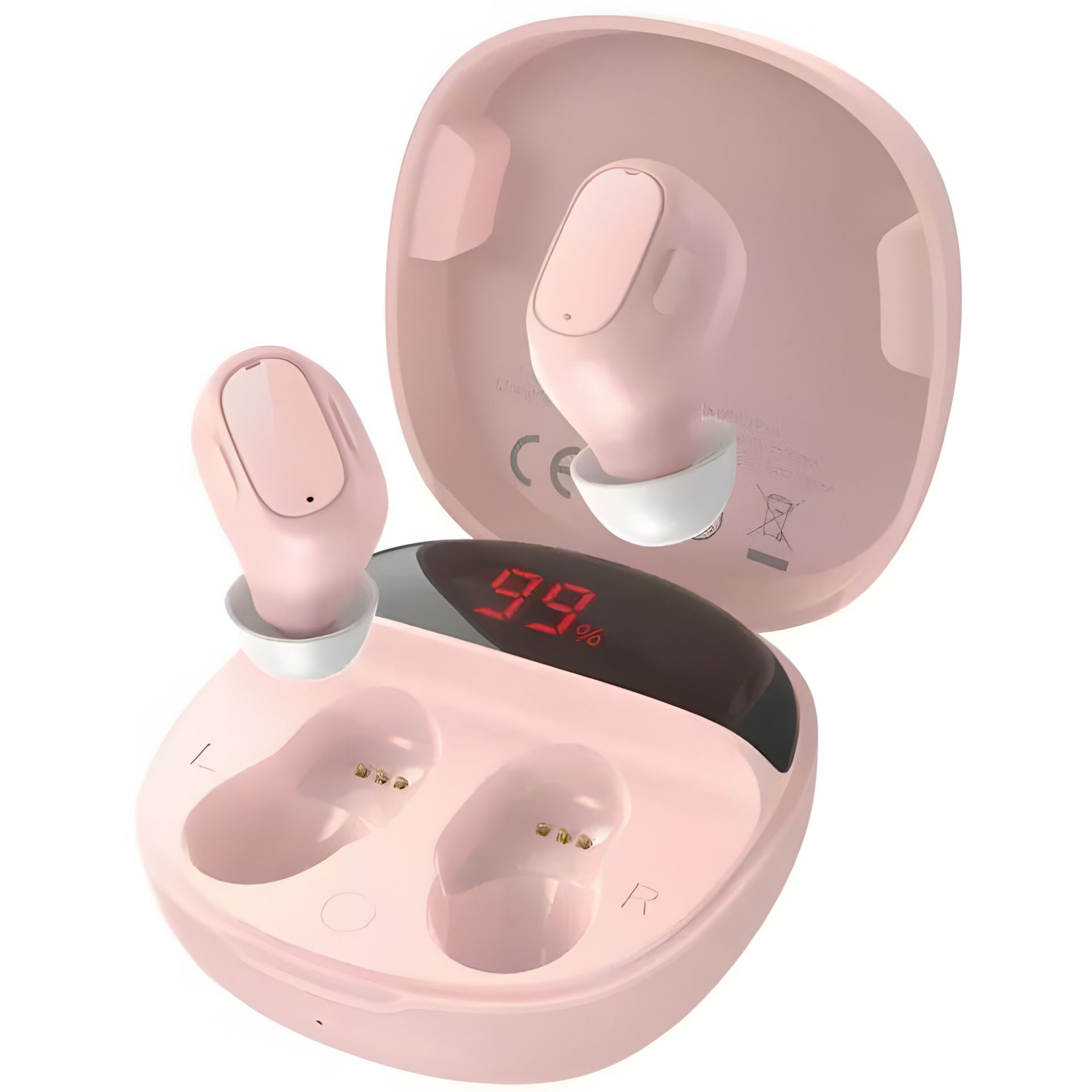 Беспроводные наушники BASEUS Encok True Wireless WM01 Plus (NGWM01P-04) pink Беспроводные наушники BASEUS Encok True Wireless WM01 Plus (NGWM01P-04) pink