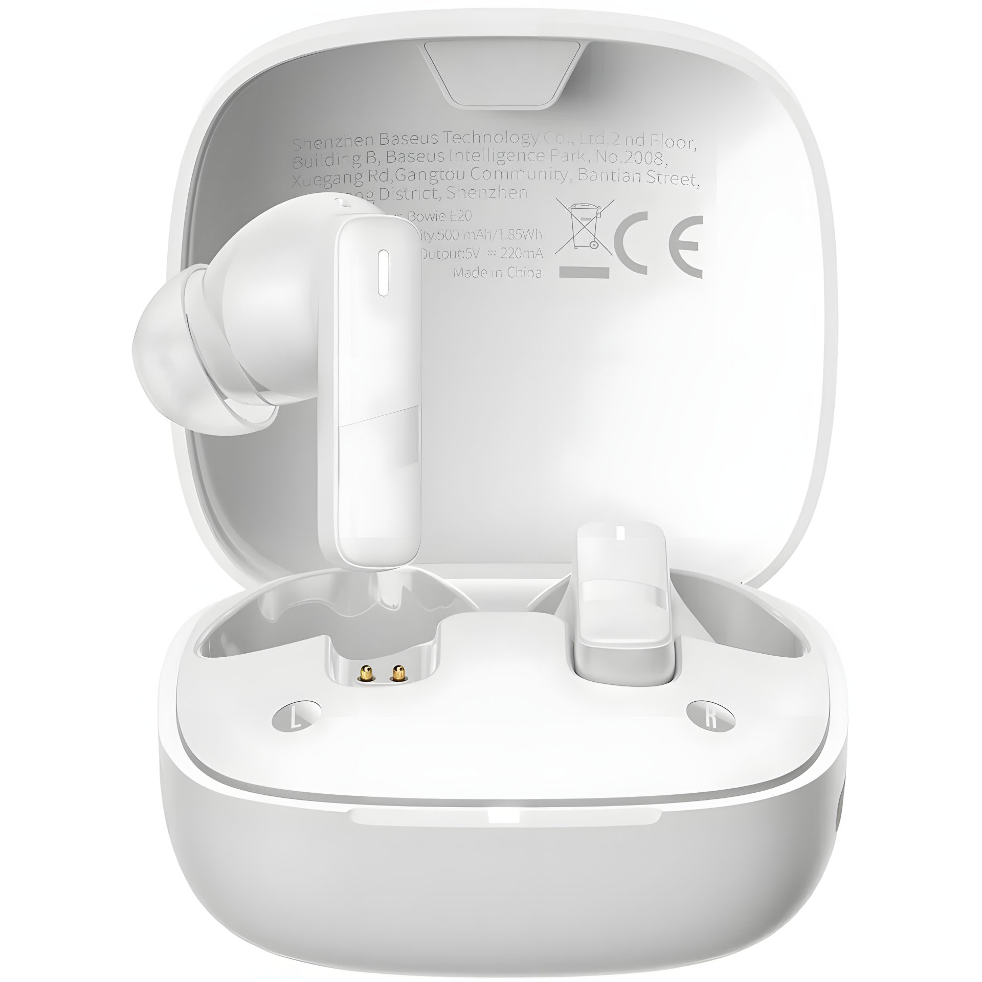 Наушники Baseus Bowie E20 True Wireless White A00069700223-00 Наушники Baseus Bowie E20 True Wireless White A00069700223-00