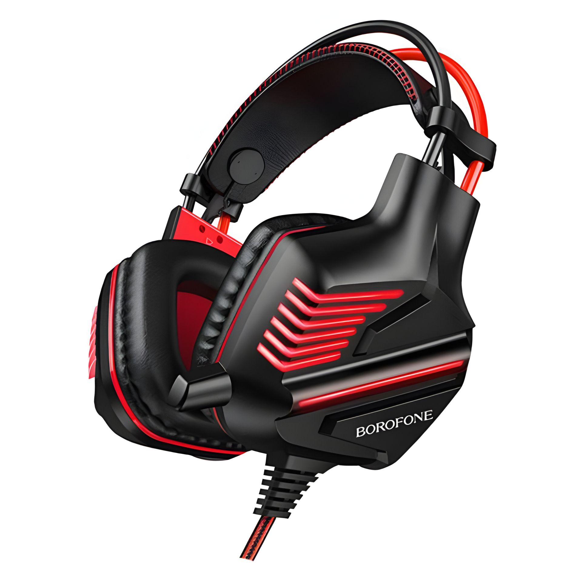 Наушники для Игр Borofone Racing BO101 Красно-Чёрный Наушники для Игр Borofone Racing BO101 Красно-Чёрный