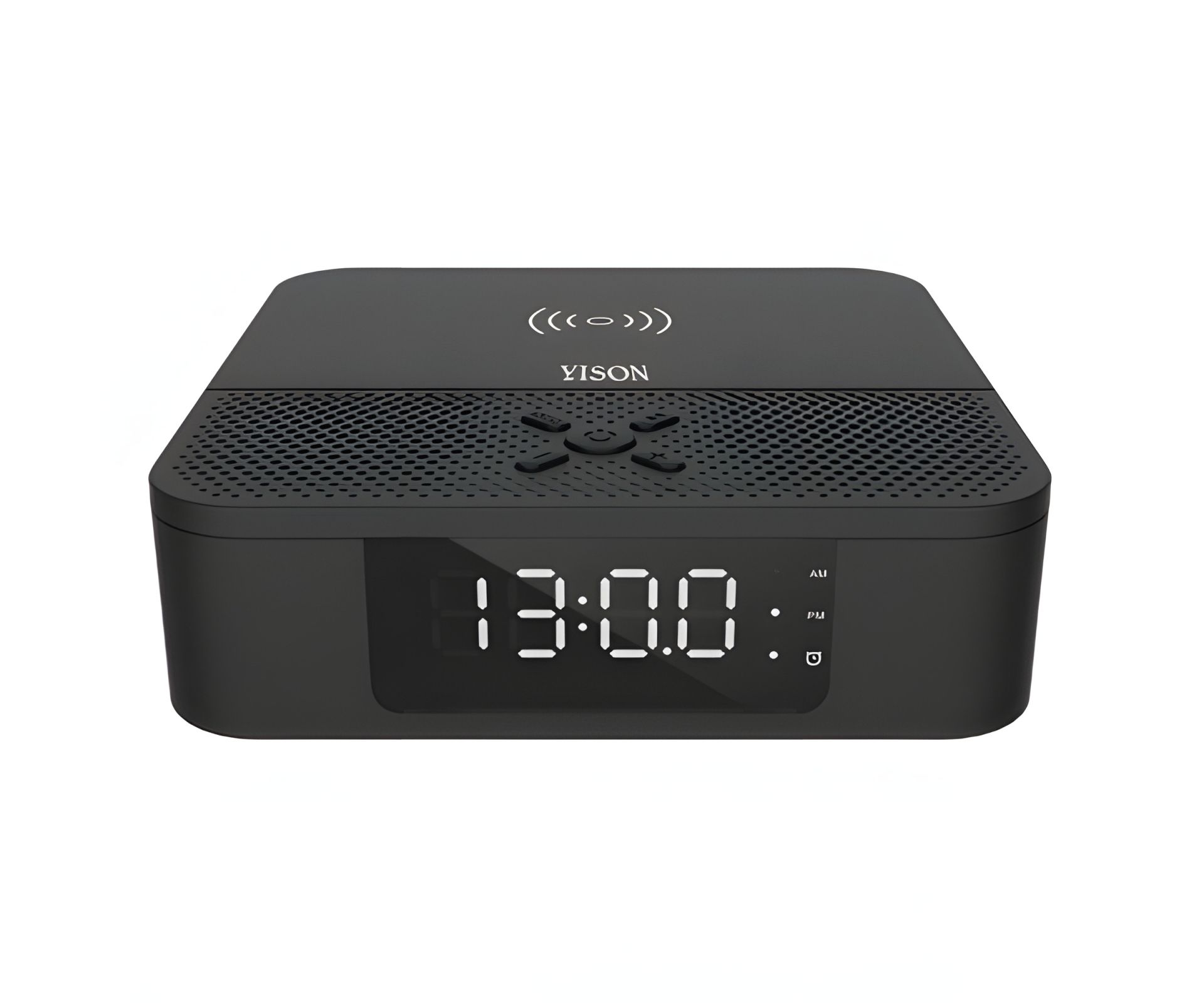 Портативна колонка YISON WS-5 з Qi Charger, 3W*2, 2000mAh, чорна Портативна колонка YISON WS-5 з Qi Charger, 3W*2, 2000mAh, чорна