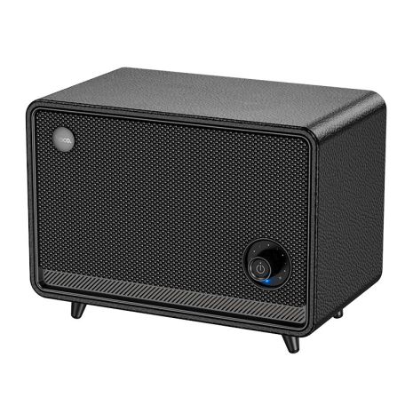 Бездротова колонка HOCO BS65 Pearl sound retro desktop BT speaker, BT5.4, TF, USB, AUX, TWS, 30W, 2600mAh, 10h, black