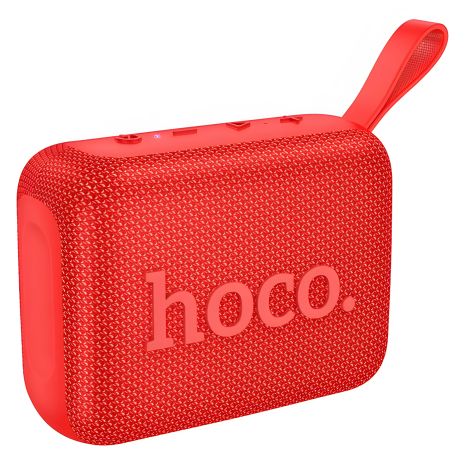 Портативна колонка HOCO HC28 Melody sports BT speaker, BT5.4, USB, TF, FM, TWS, 8W, 1200mAh, 3h, red Портативна колонка HOCO HC28 Melody sports BT speaker, BT5.4, USB, TF, FM, TWS, 8W, 1200mAh, 3h, red