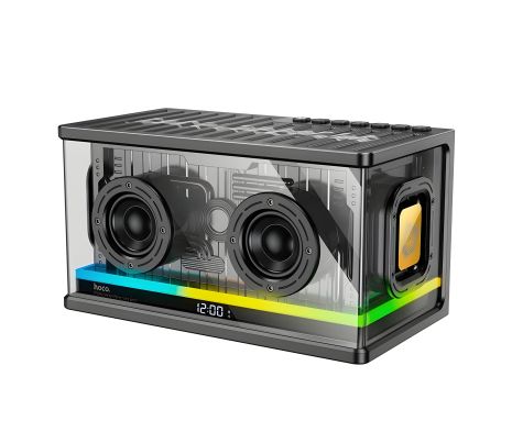 Портативна акустика HOCO BS62 Flash cold energy 2.1 desktop speaker, BT5.4, 40W, TWS, USB, TF, 10800mAh, 8h, чорний Портативна акустика HOCO BS62 Flash cold energy 2.1 desktop speaker, BT5.4, 40W, TWS, USB, TF, 10800mAh, 8h, чорний