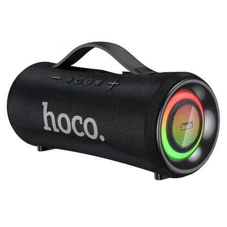 HOCO Oleada HA10 Outdoor BT Speaker |BT5.4, TF/USB/AUX/FM/TWS, 20W*2, 4h| Black