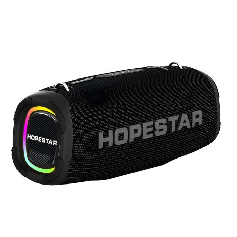 Bluetooth колонка HOPESTAR A6 MAX, IPX6, TWS, TF, USB, AUX, BT5.1, 80W, 12000 mAh, 10h, Black