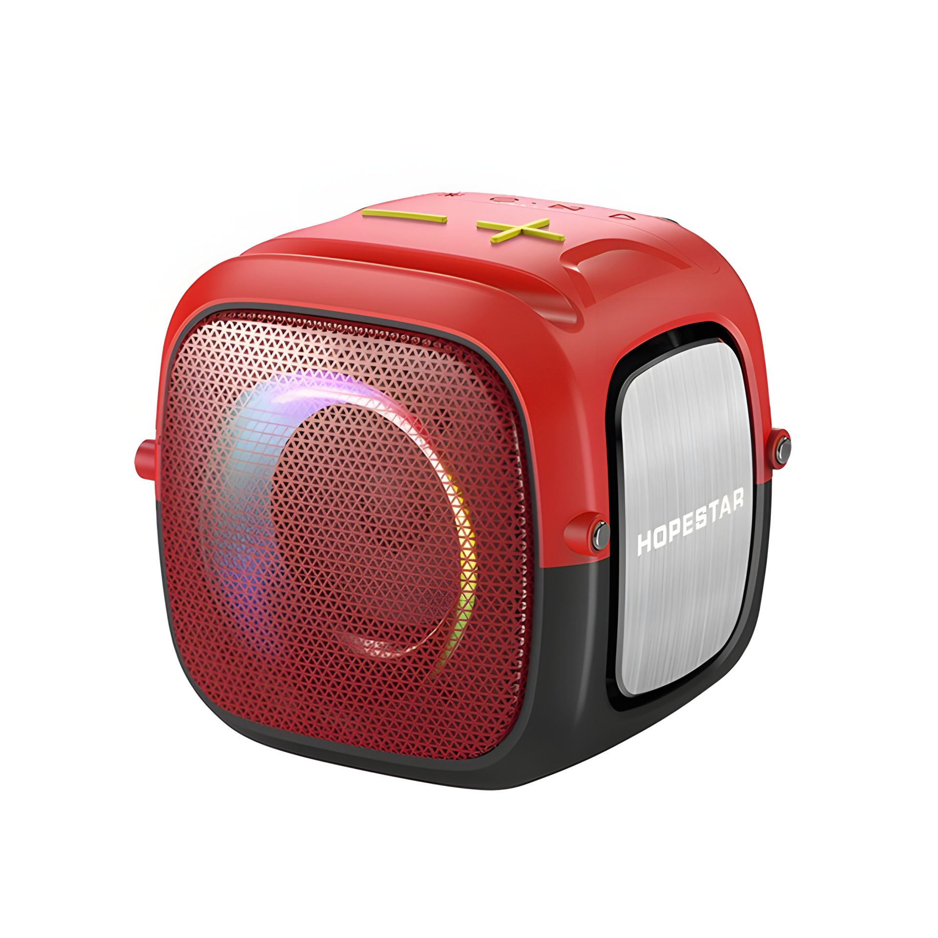 HOPESTAR Bluetooth Speaker PPartyOne Mini Black-Red HOPESTAR Bluetooth Speaker PPartyOne Mini Black-Red