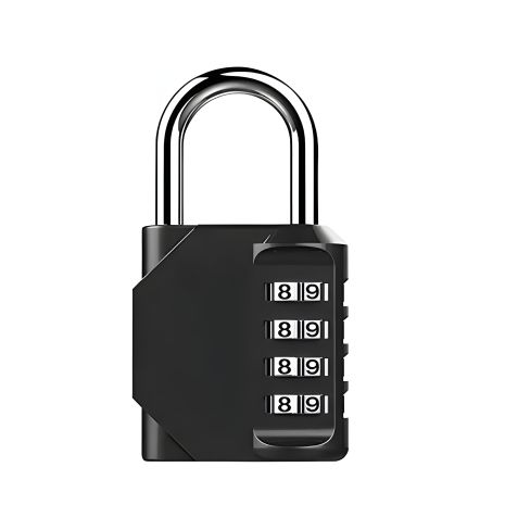 Mini Combo Lock CL001MK, 4 Digits, Metal, Black