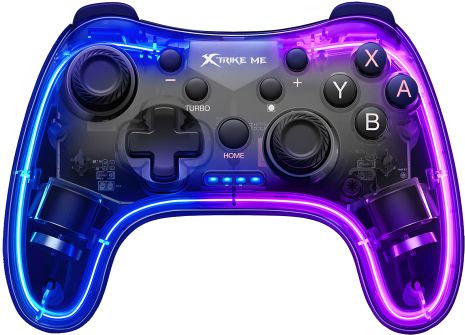 Контролер для ігор XTRIKE ME GP-52 Bluetooth Gamepad, Android, IOS, PS, Switch, PC, BT4.0, 800mAh, 8-12h, black Контролер для ігор XTRIKE ME GP-52 Bluetooth Gamepad, Android, IOS, PS, Switch, PC, BT4.0, 800mAh, 8-12h, black