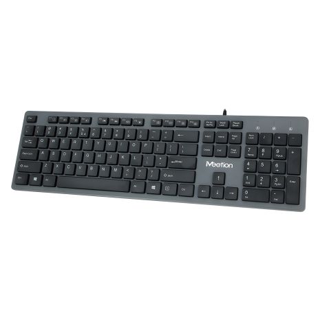 Meetion USB Standard Ultrathin Chocolate Keyboard K841 |Ukr/RU/EN раскладки| black