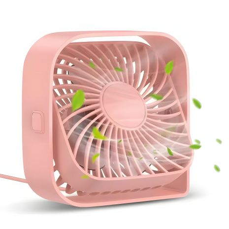 USB вентилятор TOPK K50 рожевий (8.5cm, 3 швидкості, 5V 1m, 5W, 360°) USB вентилятор TOPK K50 рожевий (8.5cm, 3 швидкості, 5V 1m, 5W, 360°)