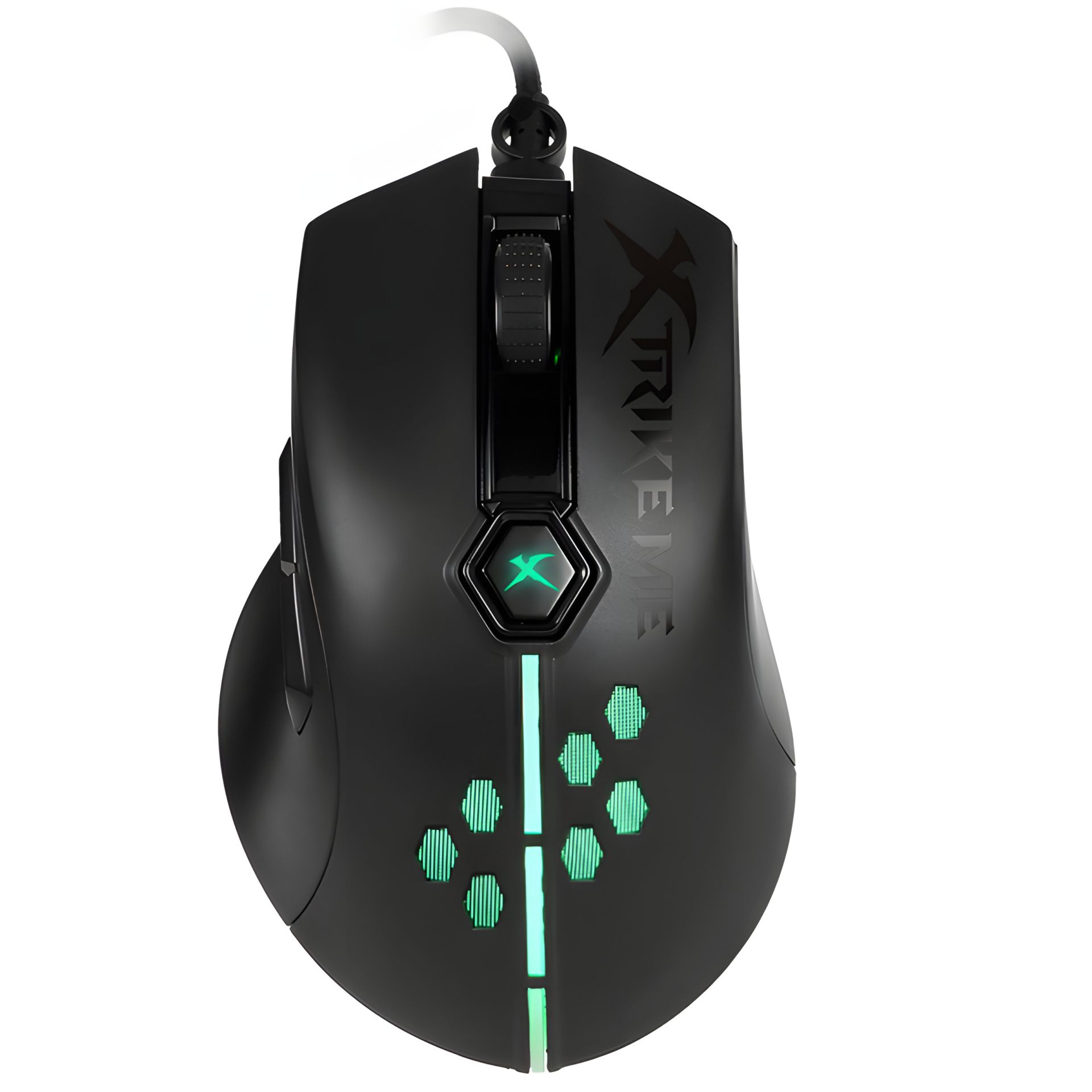 Дротова ігрова миша XTRIKE ME Gaming Backlight GM-515, 800-7200DPI, USB, чорна Дротова ігрова миша XTRIKE ME Gaming Backlight GM-515, 800-7200DPI, USB, чорна