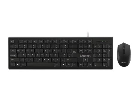 MEETION MT-C100 Combo Set 2in1 USB Keyboard/Mouse |RU/EN Layouts| Black MEETION MT-C100 Combo Set 2in1 USB Keyboard/Mouse |RU/EN Layouts| Black
