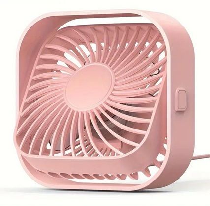 Вентилятор TOPK K51 USB (8.5cm, 3 скорости, USB 5V 1m, 5W, 360град.) pink Вентилятор TOPK K51 USB (8.5cm, 3 скорости, USB 5V 1m, 5W, 360град.) pink