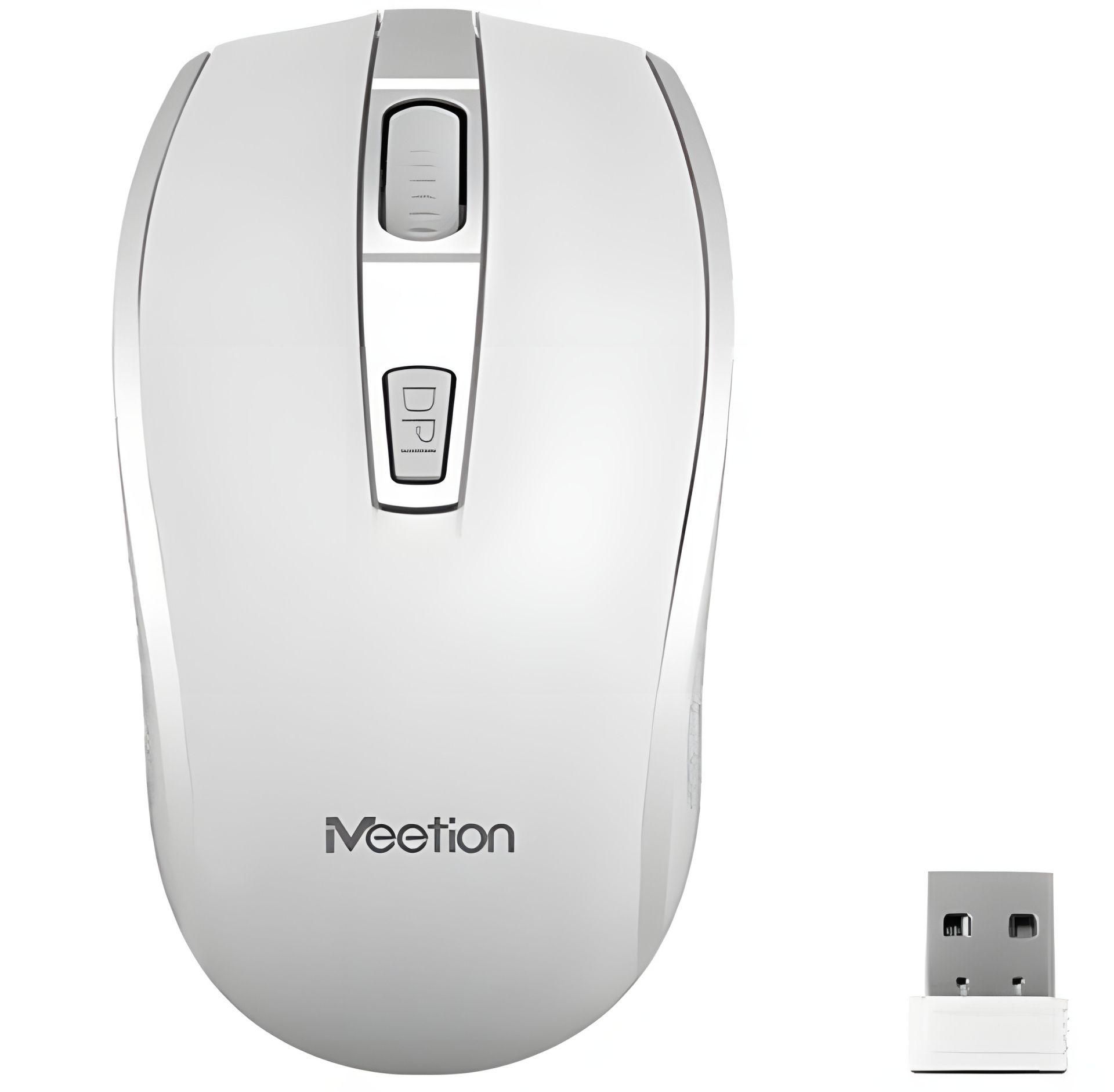 Бездротова миша MeeTion MT-R560, 2.4G, 1хАА, 800-1600DPI, біла Бездротова миша MeeTion MT-R560, 2.4G, 1хАА, 800-1600DPI, біла
