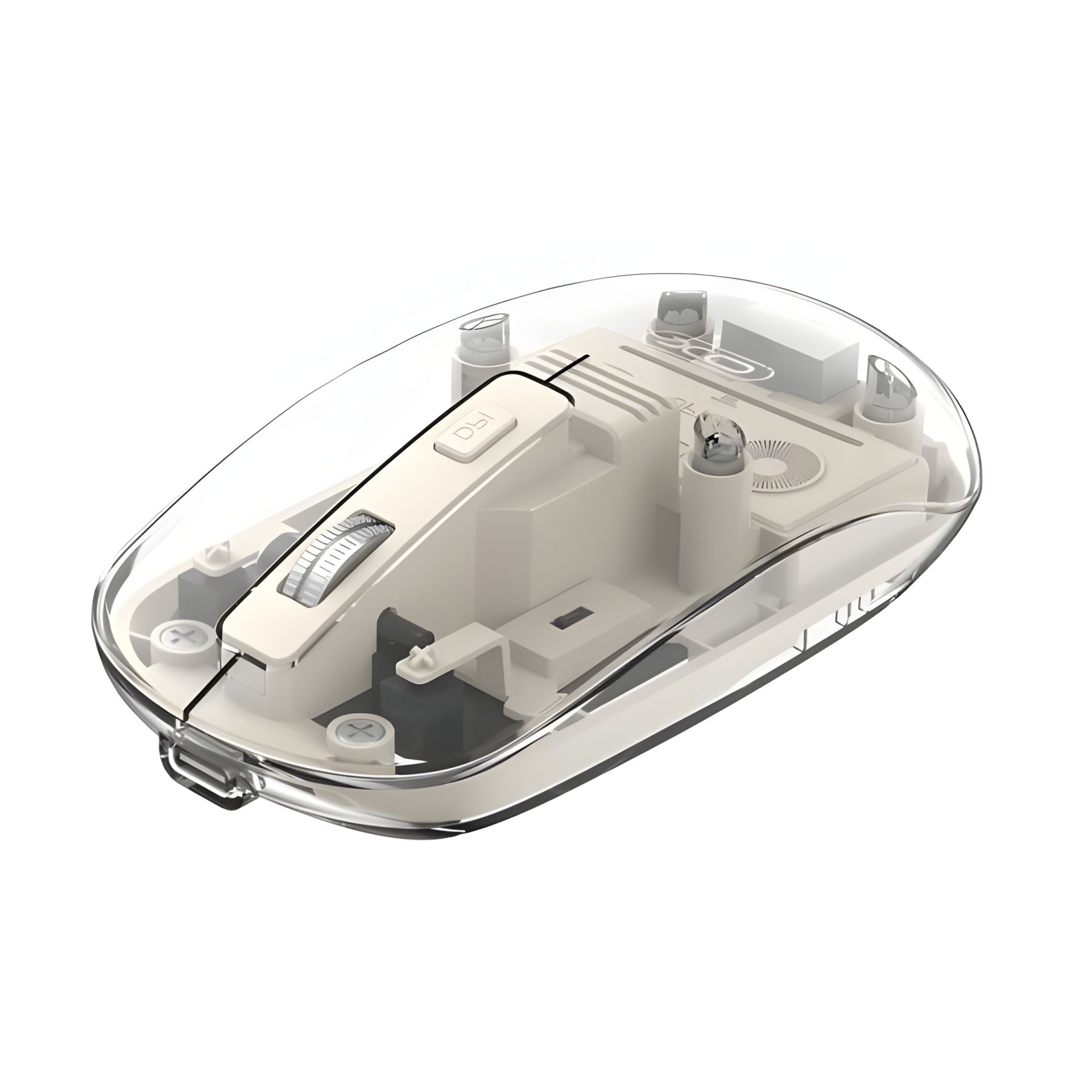 Бездротова миша XO M12 Bluetooth+2.4G, 1200DPI, 300mAh, 30h, колір бежевий Бездротова миша XO M12 Bluetooth+2.4G, 1200DPI, 300mAh, 30h, колір бежевий