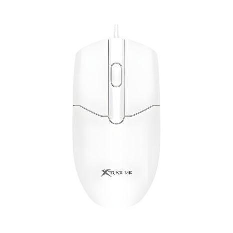 Дротова комп'ютерна миша XTRIKE ME GM-124 1000dpi USB 1.25m біла