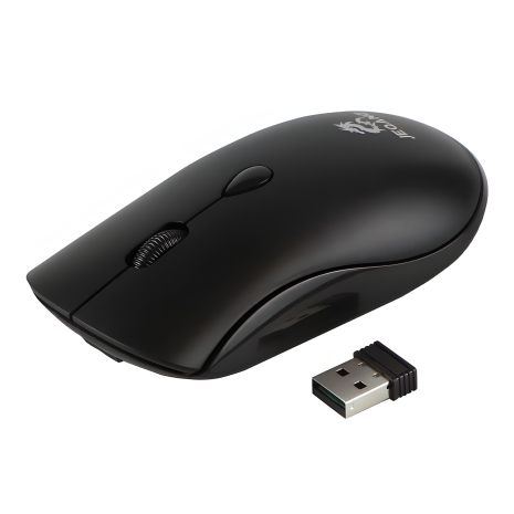 Бездротова комп'ютерна миша JEQANG JW-330, 2.4G, 1000-3200DPI, 500mAh, Чорний